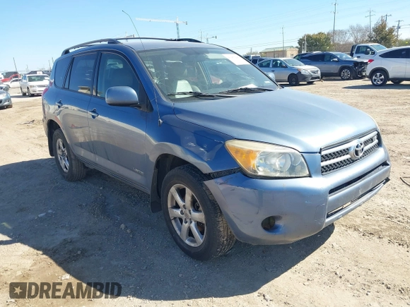 2006 Toyota RAV4 Ltd with VIN JTMZK31V366001887, listed as a IAAI auction lot 41481243 with 276,664 mi miles. Bid and sale history available at carsss.com. Image 1.