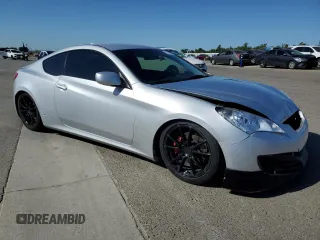 2011 Hyundai Genesis Coupe with VIN KMHHT6KD6BU059087, listed as a Copart auction lot 57665315 with 122,763 mi miles and Salvage title. Bid and sale history available at DreamBid. Image 4.