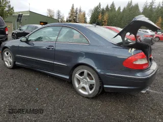 2007 Mercedes-Benz CLK-Class 5.5L with VIN WDBTJ72H87F209482, listed as a Copart auction lot 78612784 with 85,107 mi miles and Salvage Title. Bid and sale history available at carsss.com. Image 2.