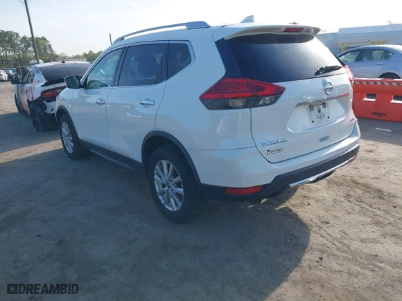 2017 Nissan Rogue SV with VIN KNMAT2MV2HP571019, listed as a IAAI auction lot 42074667 with 164,965 mi miles. Bid and sale history available at carsss.com. Image 3.