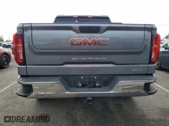 2021 GMC Sierra 1500 with VIN 3GTP8DET4MG266950, listed as a Copart auction lot 81965234 with 55,968 mi miles and Salvage Title. Bid and sale history available at DreamBid. Image 6.