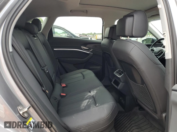 2021 Audi e-tron Premium Plus with VIN WA1LAAGE2MB020871, listed as a Copart auction lot 58136355 with 35,562 mi miles and Salvage title. Bid and sale history available at DreamBid. Image 11.