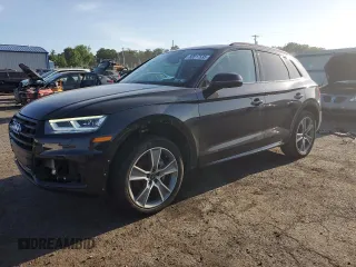 2020 Audi Q5 Premium Plus with VIN WA1BNAFY9L2038472, listed as a Copart auction lot 60517535 with 71,677 mi miles and Salvage title. Bid and sale history available at DreamBid. Image 1.
