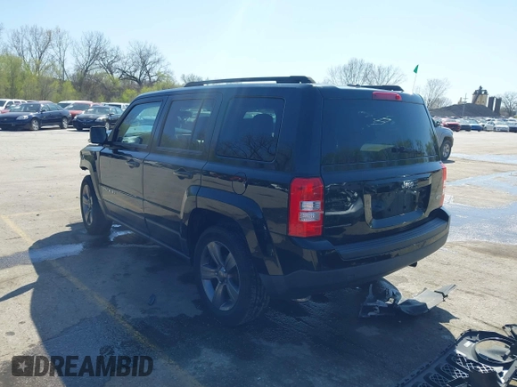 2014 Jeep Patriot Latitude with VIN 1C4NJPFA6ED928021, listed as a IAAI auction lot 41973268 with 73,456 mi miles and . Bid and sale history available at carsss.com. Image 3.