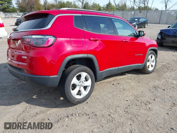 2021 Jeep Compass Latitude with VIN 3C4NJDBB4MT534538, listed as a IAAI auction lot 41817234 with 35,107 mi miles and . Bid and sale history available at DreamBid. Image 4.