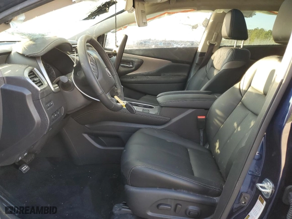 2024 Nissan Murano SL with VIN 5N1AZ2CJ3RC104306, listed as a Copart auction lot 42418024 with 152 mi miles and Salvage Title. Bid and sale history available at carsss.com. Image 7.