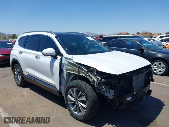 2020 Hyundai Santa Fe Limited with VIN 5NMS5CAD8LH209374, listed as a IAAI auction lot 42212130 with 32,378 mi miles and . Bid and sale history available at DreamBid. Image 1.