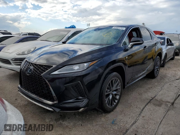 2020 Lexus RX with VIN 2T2SZMDA5LC219258, listed as a Copart auction lot 63881742 with 0 mi miles. Bid and sale history available at carsss.com. Image 2.