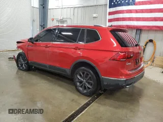 2022 Volkswagen Tiguan SE with VIN 3VV2B7AX2NM039833, listed as a Copart auction lot 66124675 with 43,536 mi miles and Clean title. Bid and sale history available at DreamBid. Image 2.