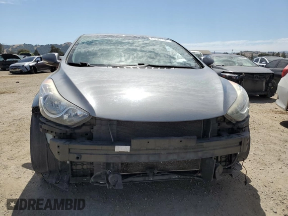2013 Hyundai Elantra GLS with VIN 5NPDH4AE7DH283954, listed as a Copart auction lot 63371705 with 115,992 mi miles and Salvage title. Bid and sale history available at DreamBid. Image 5.