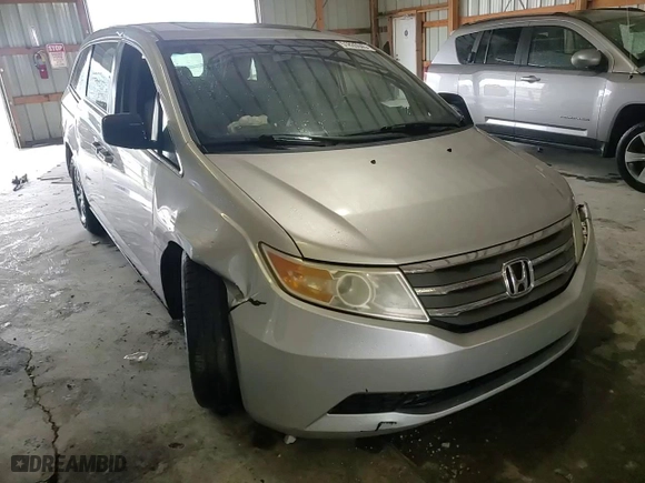 2011 Honda Odyssey EX-L with VIN 5FNRL5H68BB076882, listed as a Copart auction lot 51835945 with 176,431 mi miles and Salvage Title. Bid and sale history available at carsss.com. Image 12.