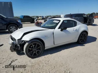 2017 Mazda MX-5 Miata Club with VIN JM1NDAL78H0101341, listed as a Copart auction lot 88131205 with 101,627 mi miles and Salvage title. Bid and sale history available at DreamBid. Image 1.