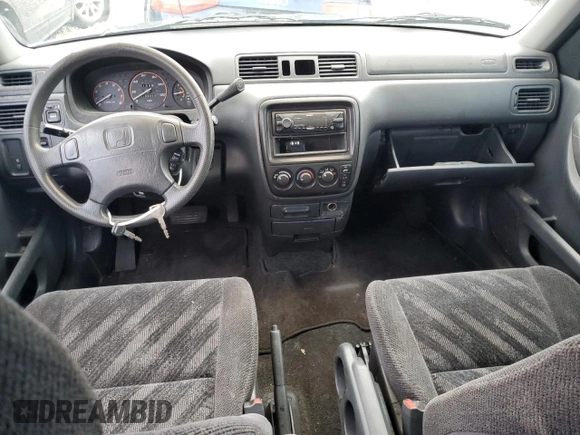 2001 Honda CR-V LX with VIN JHLRD284X1C000881, listed as a Copart auction lot 74606824 with 156,453 mi miles and Salvage Title. Bid and sale history available at carsss.com. Image 8.