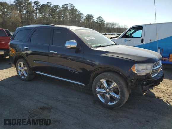 2013 Dodge Durango Citadel with VIN 1C4SDHET0DC662129, listed as a Copart auction lot 48387885 with 125,454 mi miles and Salvage Title. Bid and sale history available at carsss.com. Image 4.