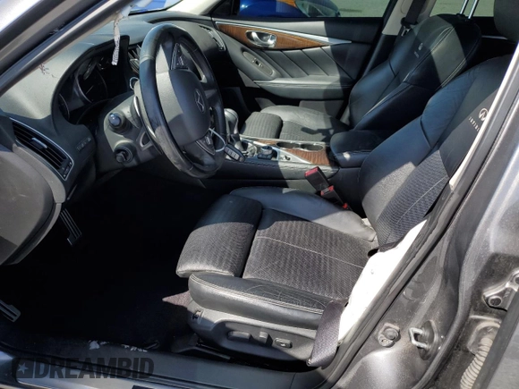 2014 Infiniti Q50 Hybrid Sport with VIN JN1AV7AP0EM691995, listed as a Copart auction lot 51041375 with Not Provided miles and Salvage Title. Bid and sale history available at carsss.com. Image 7.
