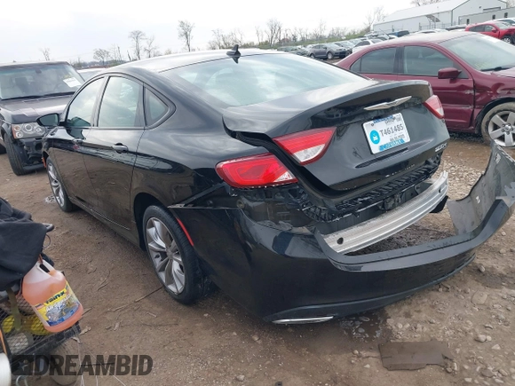 2015 Chrysler 200 S with VIN 1C3CCCBG9FN518690, listed as a IAAI auction lot 42026576 with 45,971 mi miles. Bid and sale history available at carsss.com. Image 3.