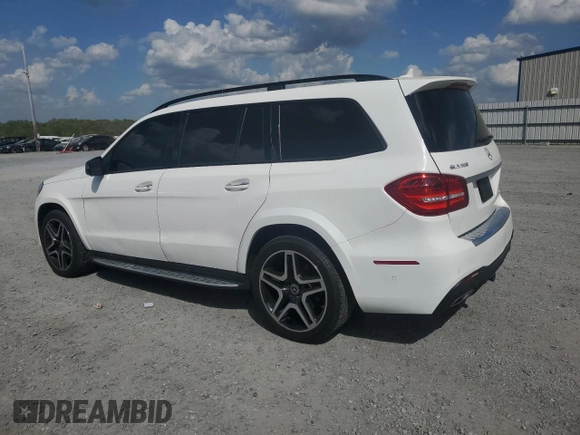 2017 Mercedes-Benz GLS 550 z VIN 4JGDF7DE4HA925901, wystawiony jako Copart lot #52094985 z przebiegiem 119 121 mil mil oraz Czysty tytuł • Clean title. Historia ofert i sprzedaży dostępna na DreamBid. Obrazek 2.