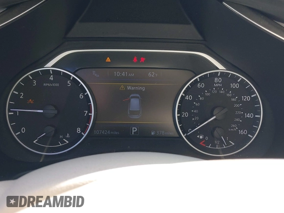 2016 Nissan Murano S with VIN 5N1AZ2MH0GN155422, listed as a IAAI auction lot 41979773 with 107,424 mi miles and . Bid and sale history available at carsss.com. Image 7.