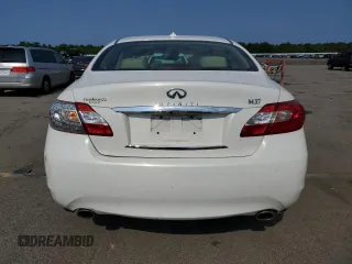 2012 Infiniti M37 with VIN JN1BY1APXCM335334, listed as a Copart auction lot 62503434 with 62,761 mi miles and Salvage Title. Bid and sale history available at carsss.com. Image 6.