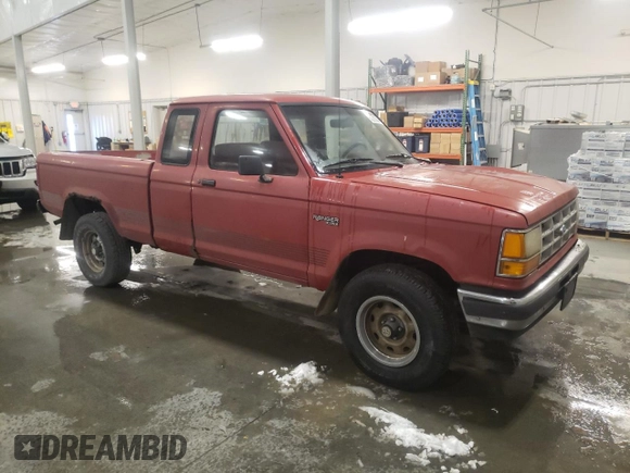 1990 Ford Ranger with VIN 1FTCR15T6LPB12535, listed as a Copart auction lot 80228504 with 58,980 mi miles and Salvage Title. Bid and sale history available at carsss.com. Image 4.
