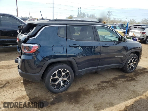 2024 Jeep Compass Limited with VIN 3C4NJDCN5RT160022, listed as a Copart auction lot 54231975 with 8,848 mi miles and Salvage title. Bid and sale history available at DreamBid. Image 3.