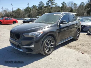 2022 BMW X1 sDrive28i with VIN WBXJG7C02N5V40225, listed as a Copart auction lot 47688195 with 42,430 mi miles and Salvage Title. Bid and sale history available at carsss.com. Image 1.