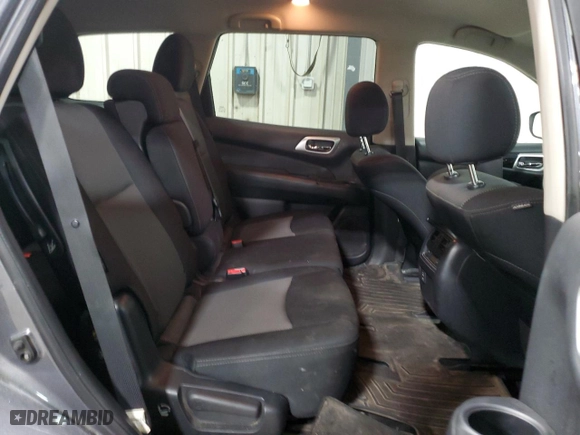 2018 Nissan Pathfinder SL with VIN 5N1DR2MM4JC644354, listed as a Copart auction lot 87827465 with 157,161 mi miles and Salvage Title. Bid and sale history available at carsss.com. Image 12.