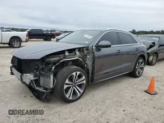 2019 Audi Q8 Premium Plus with VIN WA1BVAF16KD011512, listed as a Copart auction lot 45419925 with 92,258 mi miles and Salvage Title. Bid and sale history available at carsss.com. Image 1.