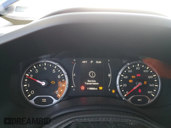 2016 Jeep Renegade Latitude with VIN ZACCJBBT6GPC80444, listed as a Copart auction lot 44315655 with 118,980 mi miles and Salvage Title. Bid and sale history available at carsss.com. Image 9.