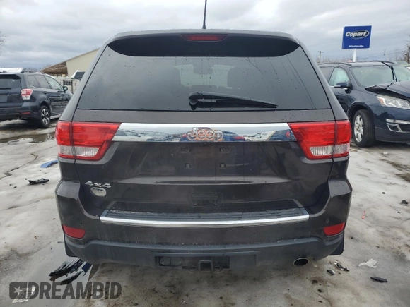 2013 Jeep Grand Cherokee Overland with VIN 1C4RJFCG7DC571280, listed as a Copart auction lot 47250365 with 53,907 mi miles and Salvage Title. Bid and sale history available at carsss.com. Image 6.