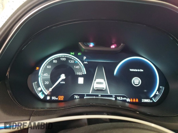 2024 Genesis GV70 Sport with VIN 5NMMCDTC2RH007132, listed as a Copart auction lot 63012715 with 23,882 mi miles and Salvage title. Bid and sale history available at DreamBid. Image 9.