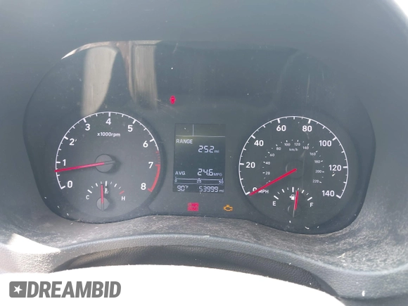2018 Hyundai Accent SEL z VIN 3KPC24A35JE034306, wystawiony jako IAAI lot #42505216 z przebiegiem 53 999 mil mil oraz . Historia ofert i sprzedaży dostępna na DreamBid. Obrazek 7.