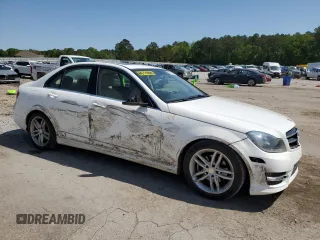 2014 Mercedes-Benz C 250 Sport with VIN WDDGF4HB3ER312977, listed as a Copart auction lot 52712205 with 133,862 mi miles and Salvage title. Bid and sale history available at DreamBid. Image 4.
