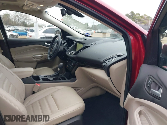 2017 Ford Escape Titanium with VIN 1FMCU0J94HUB01914, listed as a IAAI auction lot 41509707 with 55,827 mi miles. Bid and sale history available at carsss.com. Image 5.