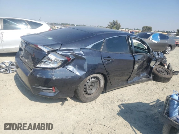 2017 Honda Civic LX with VIN 2HGFC2F51HH542488, listed as a Copart auction lot 64215385 with Not provided miles and Salvage title. Bid and sale history available at DreamBid. Image 3.