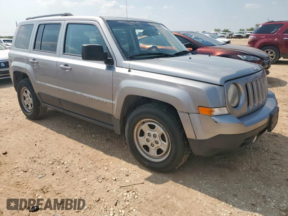 2016 Jeep Patriot Sport z VIN 1C4NJPBAXGD743253, wystawiony jako Copart lot #57150475 z przebiegiem Nie podano mil oraz Szkoda całkowita • Salvage title. Historia ofert i sprzedaży dostępna na DreamBid. Obrazek 4.