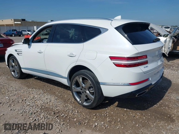 2022 Genesis GV80 with VIN KMUHBDSB2NU079042, listed as a IAAI auction lot 42695020 with 18,719 mi miles and . Bid and sale history available at DreamBid. Image 3.