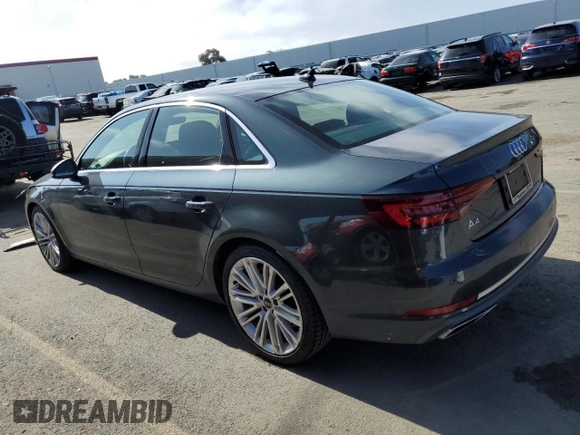 2019 Audi A4 Premium Plus z VIN WAUHMAF46KA107832, wystawiony jako Copart lot #46549125 z przebiegiem 36 127 mil mil oraz Szkoda całkowita • Salvage title. Historia ofert i sprzedaży dostępna na DreamBid. Obrazek 2.