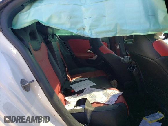 2021 Mercedes-Benz CLA 45 AMG with VIN W1K5J5DB0MN180056, listed as a Copart auction lot 68569534 with Not Provided miles and Salvage Title. Bid and sale history available at DreamBid. Image 11.