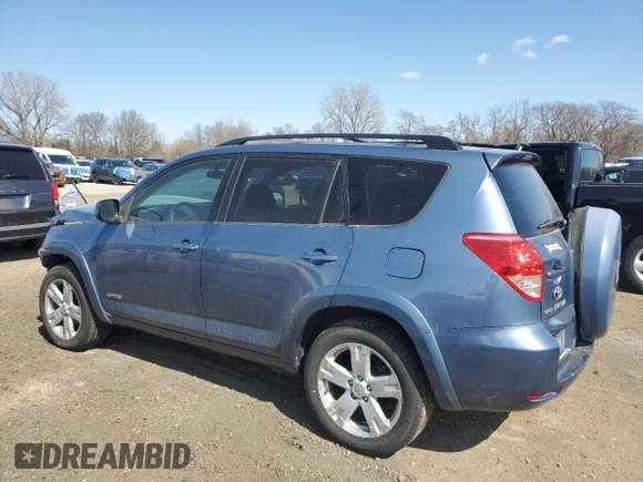 2007 Toyota RAV4 Sport with VIN JTMBD32V276037226, listed as a Copart auction lot 50389955 with 159,927 mi miles and Salvage Title. Bid and sale history available at carsss.com. Image 2.