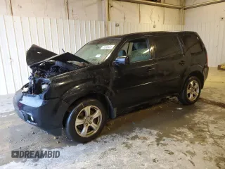 2012 Honda Pilot EX with VIN 5FNYF4H42CB052073, listed as a Copart auction lot 45008425 with 151,481 mi miles and Salvage Title. Bid and sale history available at carsss.com. Image 1.