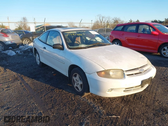 2003 Chevrolet Cavalier with VIN 1G1JC12F737329091, listed as a IAAI auction lot 41371382 with 100,040 mi miles and . Bid and sale history available at DreamBid. Image 1.