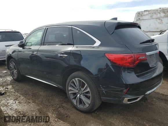 2019 Acura MDX w/Technology Pkg with VIN 5J8YD4H57KL033577, listed as a Copart auction lot 50383435 with 49,834 mi miles and Salvage Title. Bid and sale history available at carsss.com. Image 2.