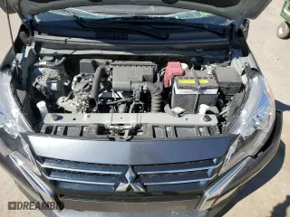 2024 Mitsubishi Mirage ES with VIN ML32AUHJXRH024835, listed as a Copart auction lot 50891775 with 6,828 mi miles and Salvage Title. Bid and sale history available at carsss.com. Image 11.