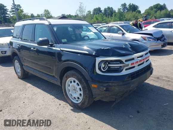 2023 Ford Bronco Sport Heritage с VIN 3FMCR9G60PRD67696, выставлен на аукционе IAAI как лот 42494256 с пробегом 35 259 миль миль и . История ставок и продаж доступна на DreamBid. Изображение 1.