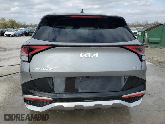 2024 Kia Sportage LX with VIN KNDPUCDF4R7260067, listed as a Copart auction lot 51953085 with 33,929 mi miles and Clean Title. Bid and sale history available at DreamBid. Image 6.