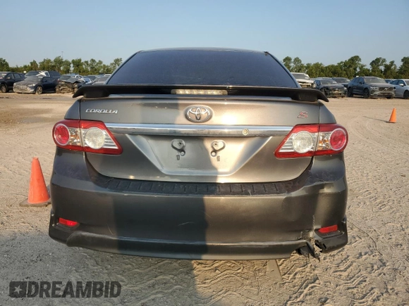 2013 Toyota Corolla L with VIN 5YFBU4EEXDP170595, listed as a Copart auction lot 66574674 with 117,260 mi miles and Clean Title. Bid and sale history available at carsss.com. Image 6.