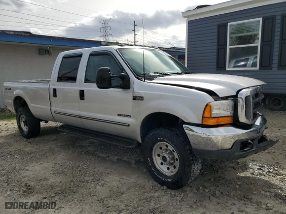 1999 Ford Super Duty F-350 SRW XL with VIN 1FTSW31FXXED96835, listed as a Copart auction lot 48427025 with 294,853 mi miles and Salvage Title. Bid and sale history available at carsss.com. Image 4.
