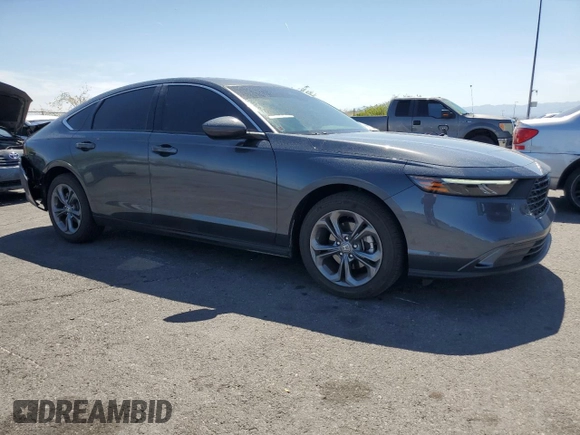 2024 Honda Accord EX with VIN 1HGCY1F30RA075349, listed as a Copart auction lot 54143685 with 11,912 mi miles and Salvage title. Bid and sale history available at DreamBid. Image 4.