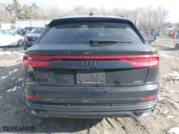 2022 Audi Q8 Premium Plus with VIN WA1EVBF1XND033147, listed as a IAAI auction lot 41197522 with 50,512 mi miles. Bid and sale history available at carsss.com. Image 16.